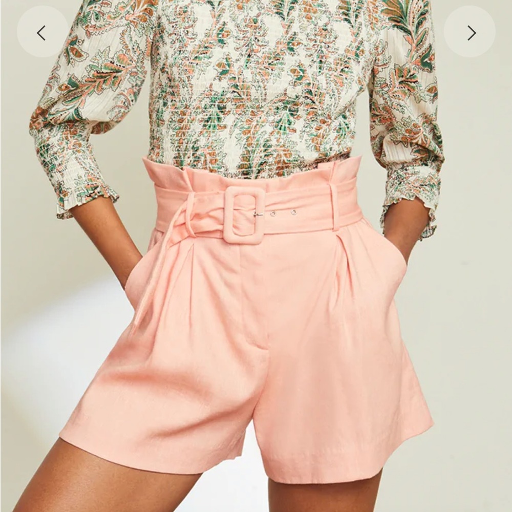Veronica Beard ASHFORD LINEN SHORT